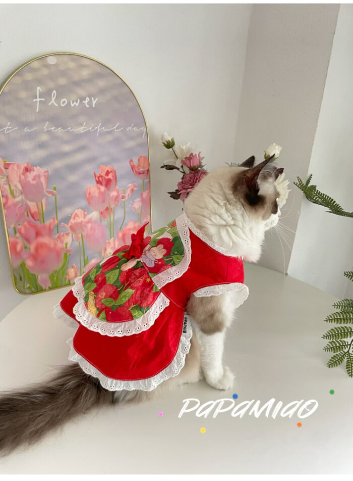 11 Pet maid floral skirt