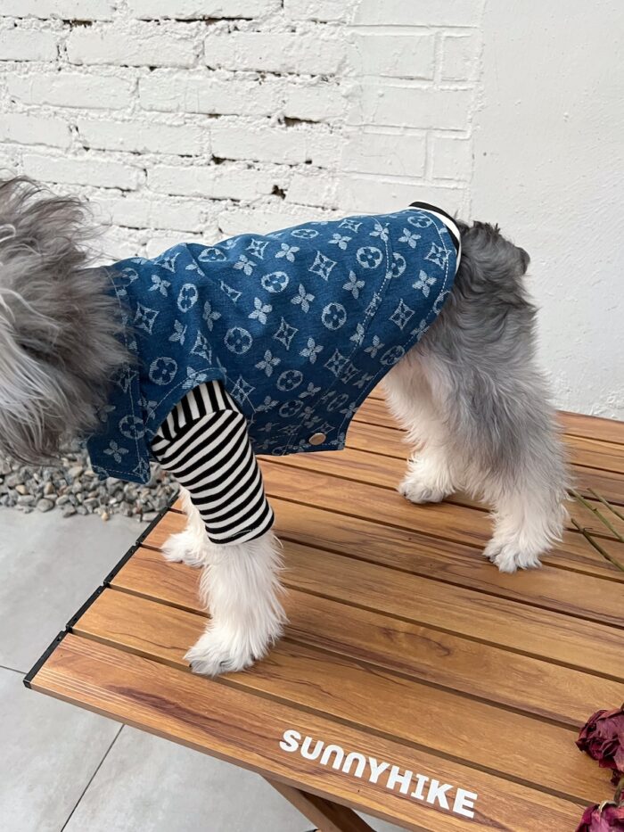 13 Pet summer thin denim vest