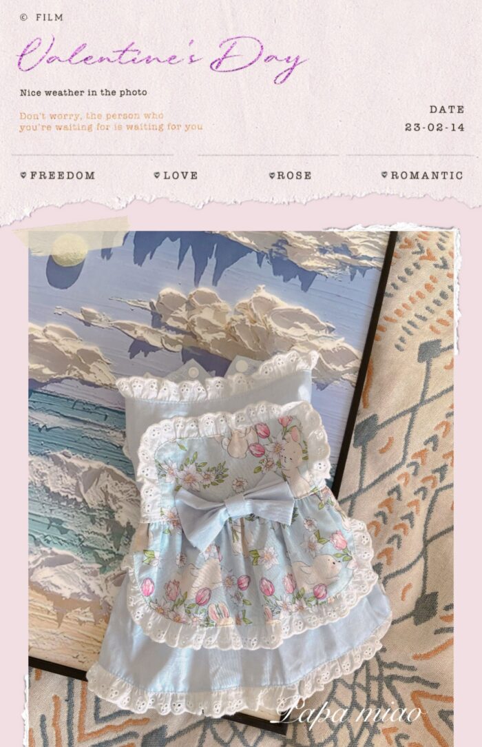 14 Pet maid floral skirt