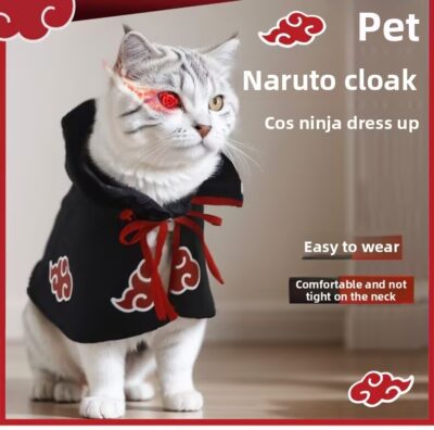 Pet cat dog Naruto costume