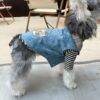 21 Pet summer thin denim vest
