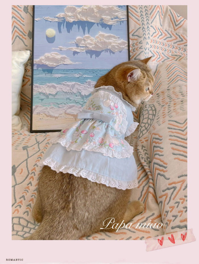 24 Pet maid floral skirt