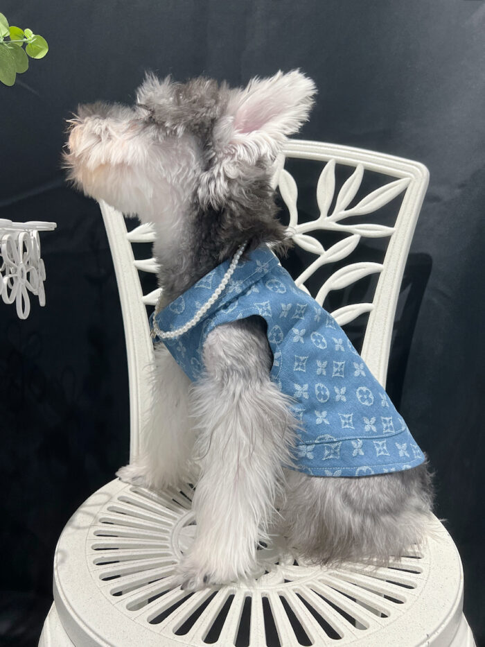 7 Pet summer thin denim vest