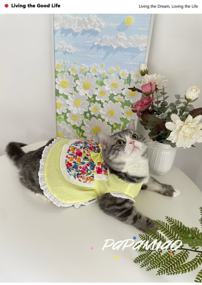 9 Pet maid floral skirt