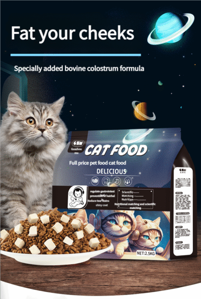 10 pound pack of freeze-dried cat food