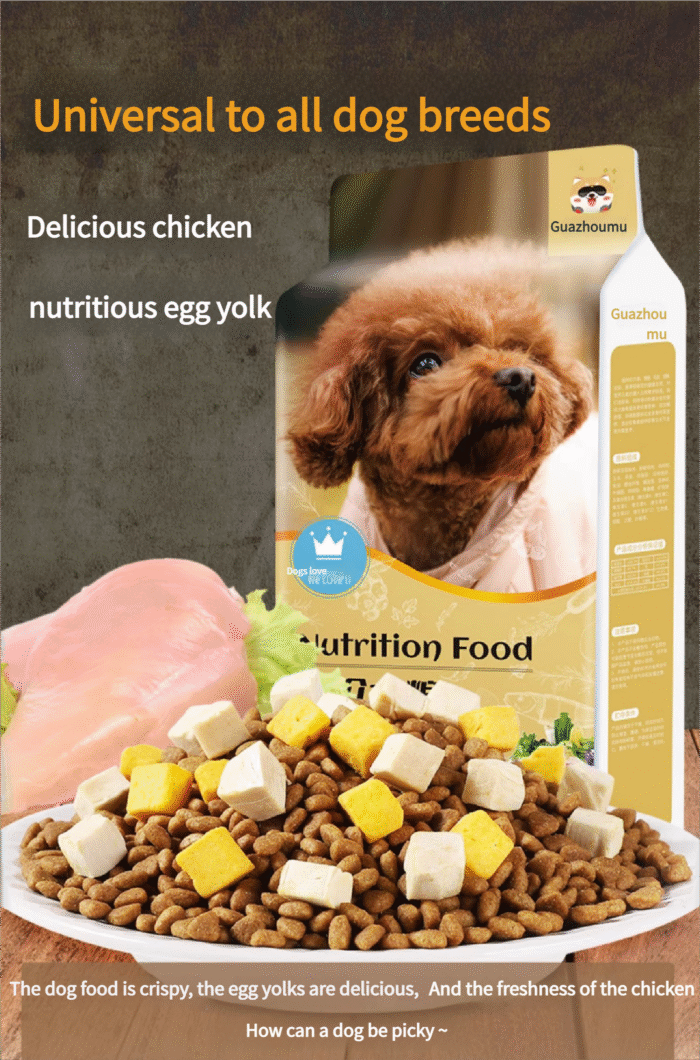 Freeze dried dog food universal type